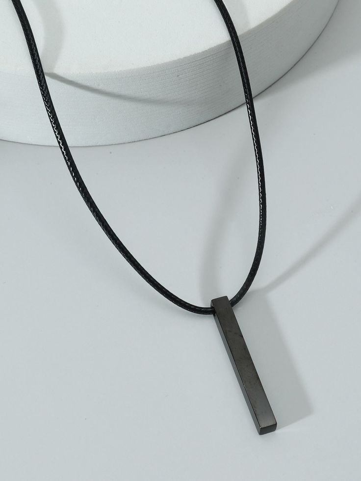 Men Geometric Charm Necklace